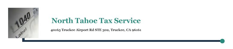 North Tahoe Tax Service - 40165 Truckee Airport Rd STE 302, Truckee, CA 96161